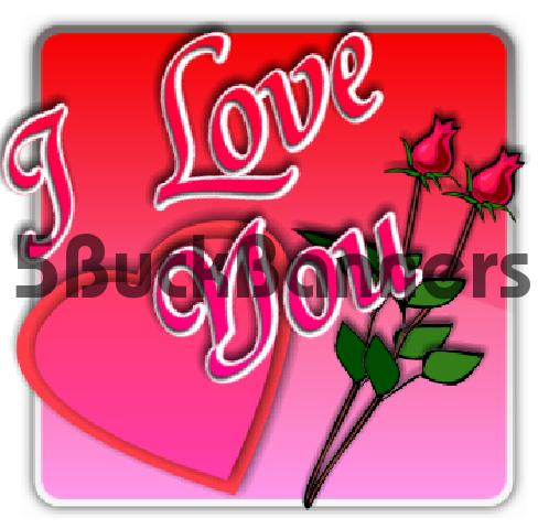 Product picture Valentine Clip Art. I Love You Graphic